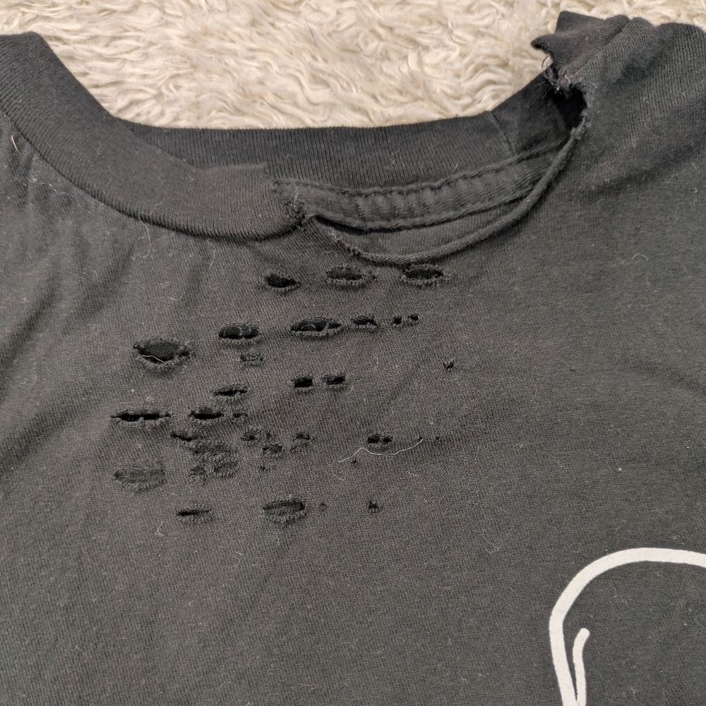 Ol' Lady Skull Distressed Tank Sz XL - Picture 8 of 13